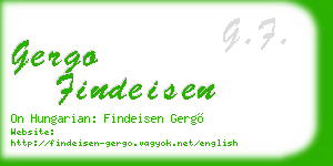 gergo findeisen business card